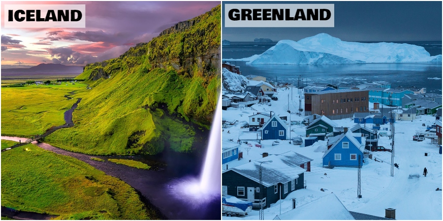 Kenapa ''Iceland'' Lebih Hijau, ''Greenland'' Pula Berais