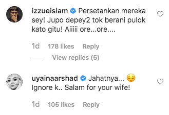 komen rakan issey anak tiri