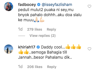 komen rakan issey anak tiri