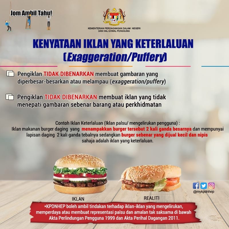 Pengiklan Tak Dibenarkan Iklan Produk Keterlaluan Tidak Sama Dengan Realiti Kpdhep