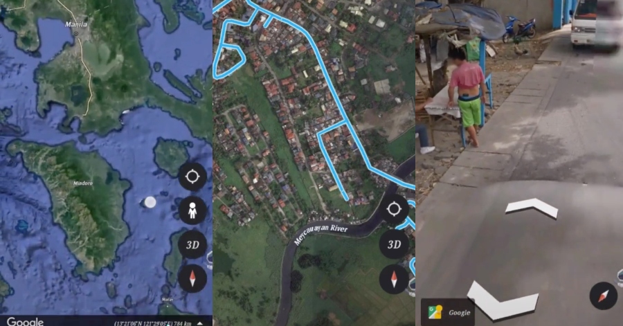 cara guna google street