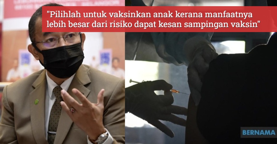 kanak-kanak segera vaksin