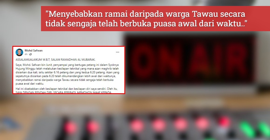 penyampai radio mohon maaf