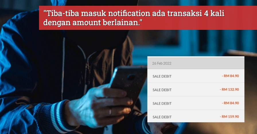 duit dalam akaun hilang