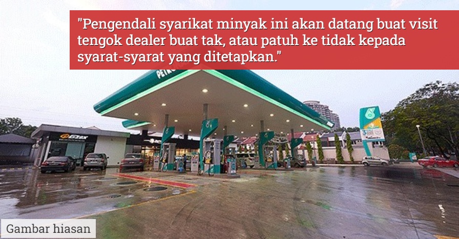 cara nak buka stesen minyak
