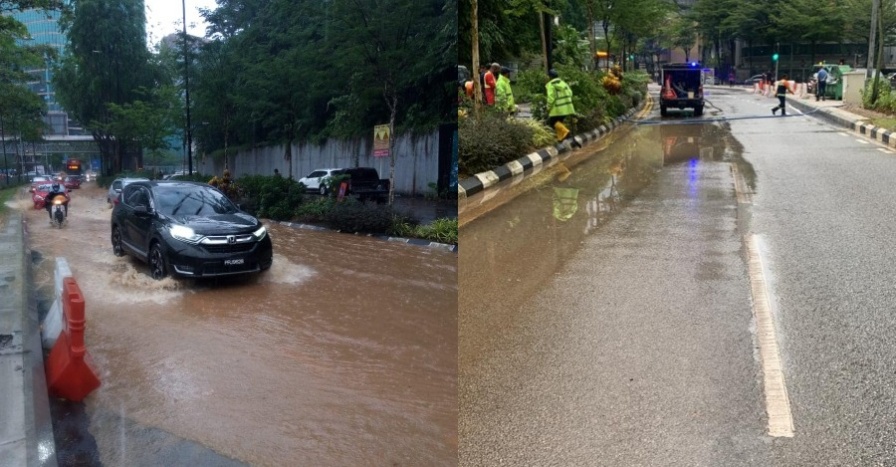 banjir kilat landa KL