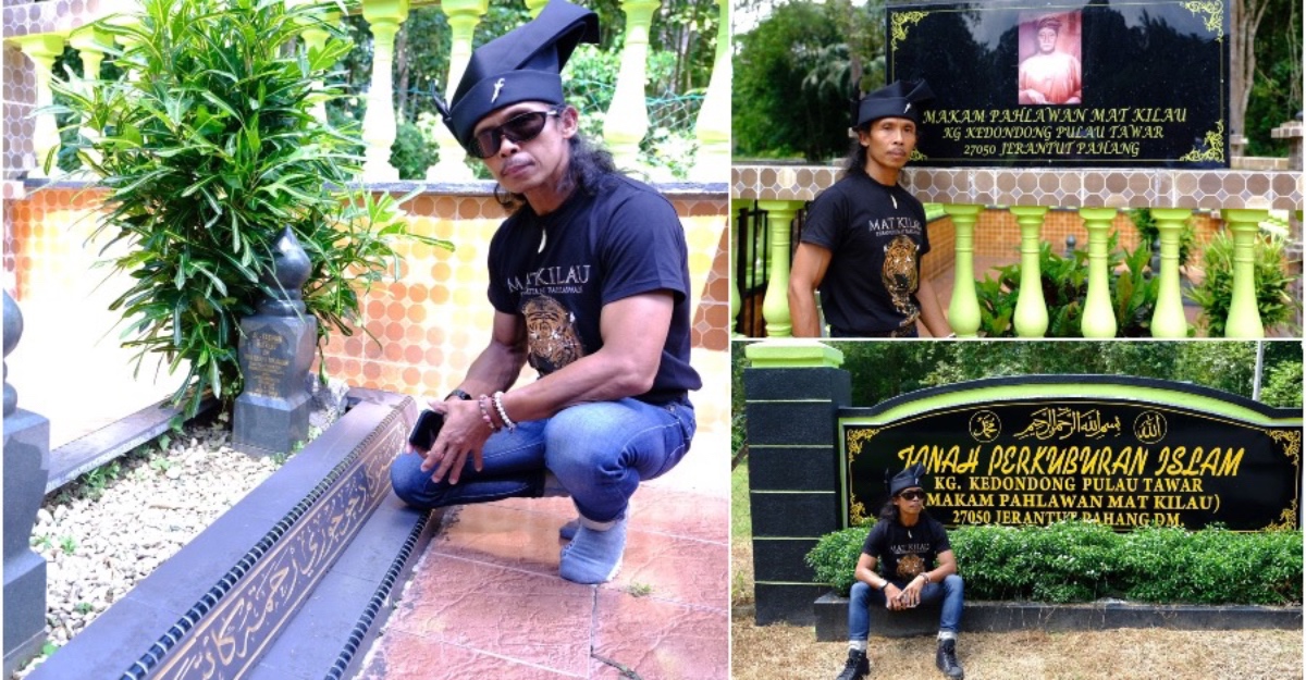 Yayan Ruhian ziarah kubur Mat Kilau