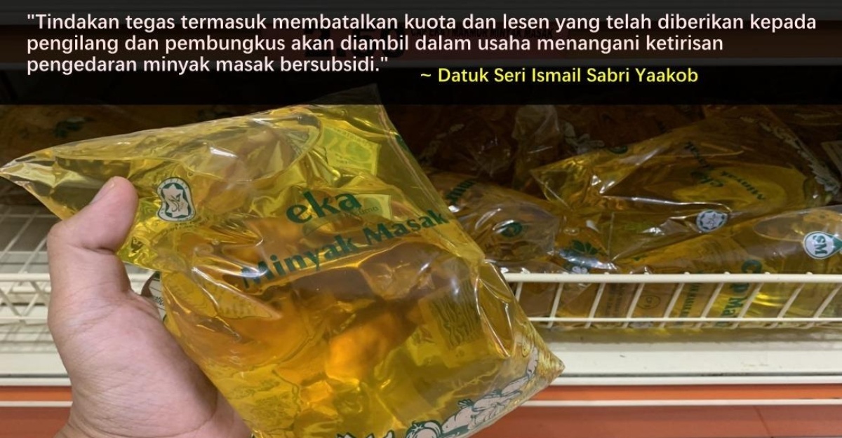 penyelewengan minyak masak