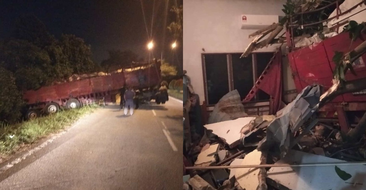 treler 30 tan rempuh rumah
