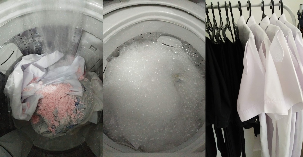 rahsia baju putih melepak