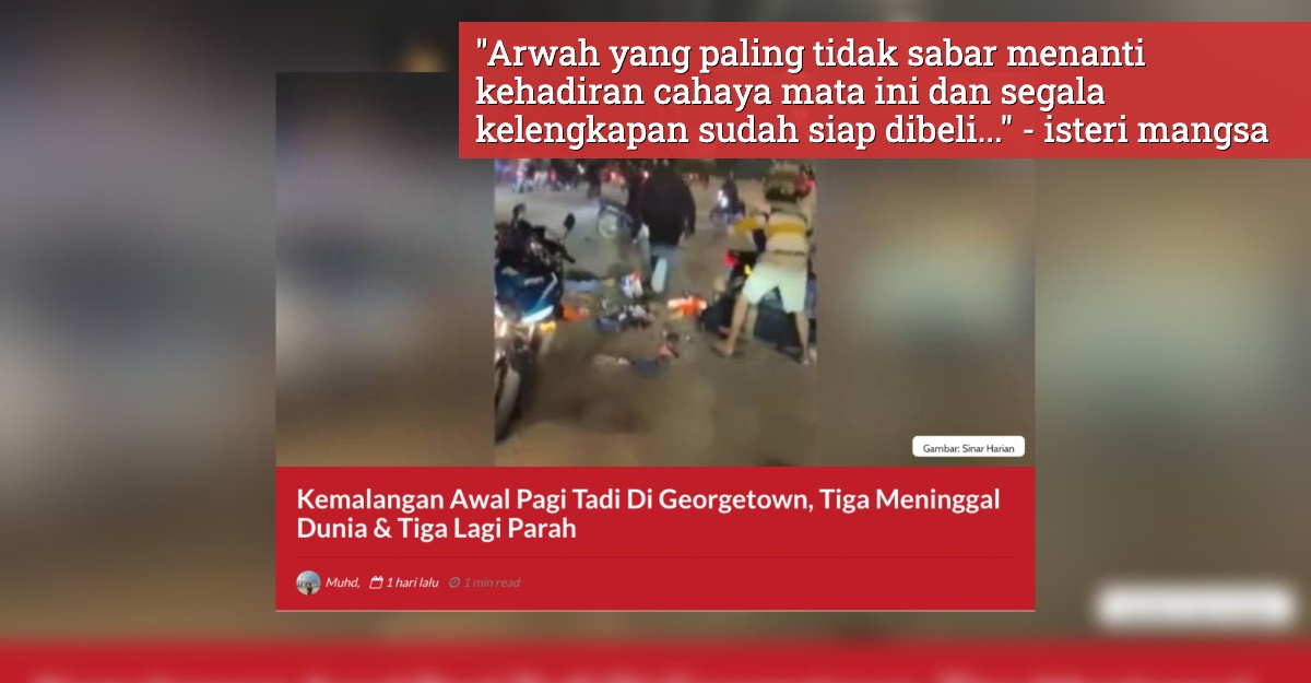 kemalangan motosikal gelugor