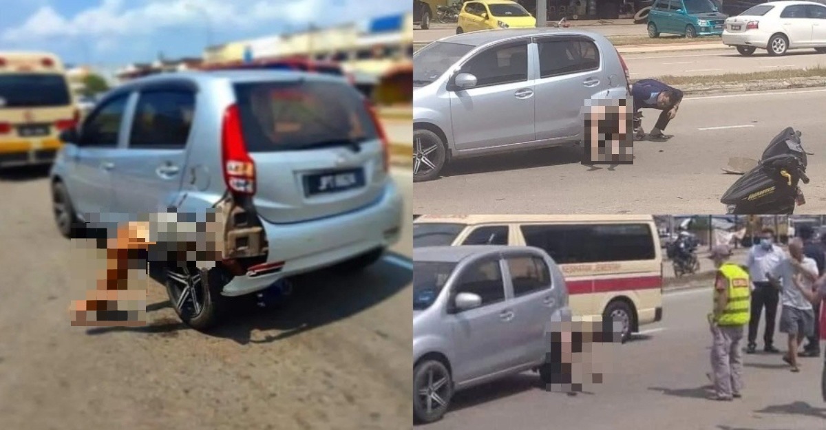 Mayat Diseret & Tersepit Pada Tayar Myvi
