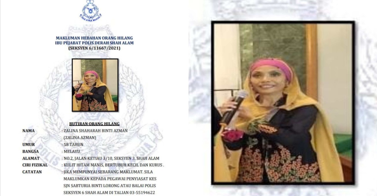 zalina berada dalam negara