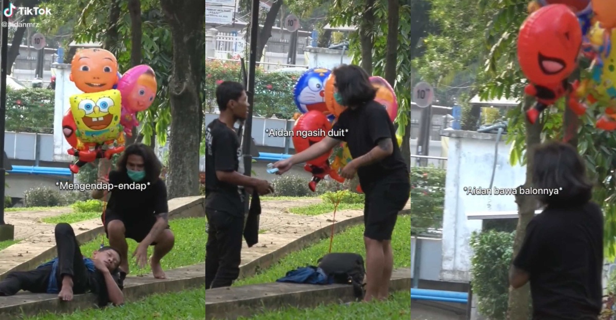 prank sambil sedekah