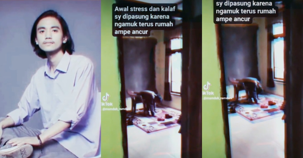 Pemuda mengamuk diikat
