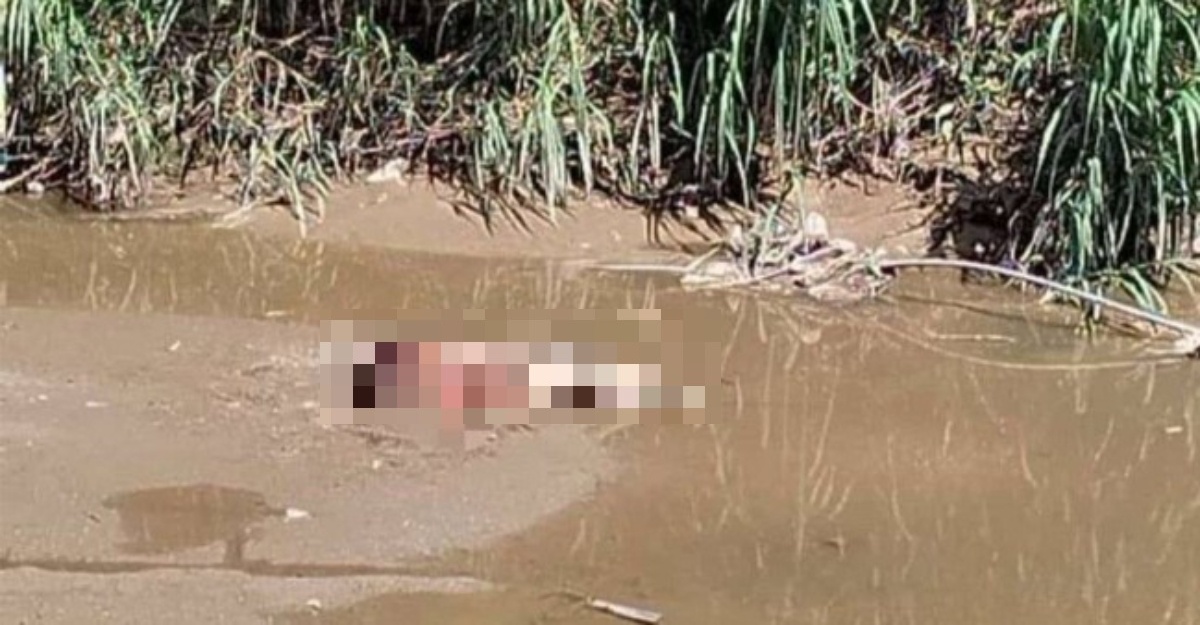 ditemukan lemas di sungai plentong