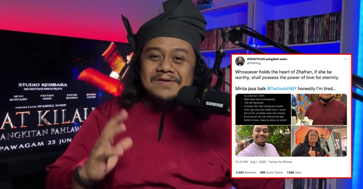 zhafvlog umum cari jodoh