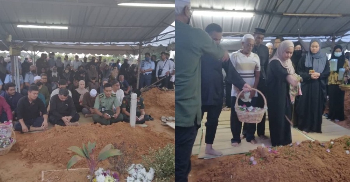 juruterbang selamat dikebumikan
