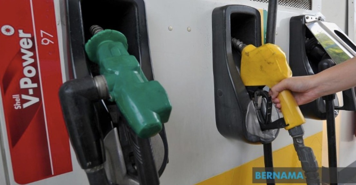 Harga minyak ron97 turun 5 sen