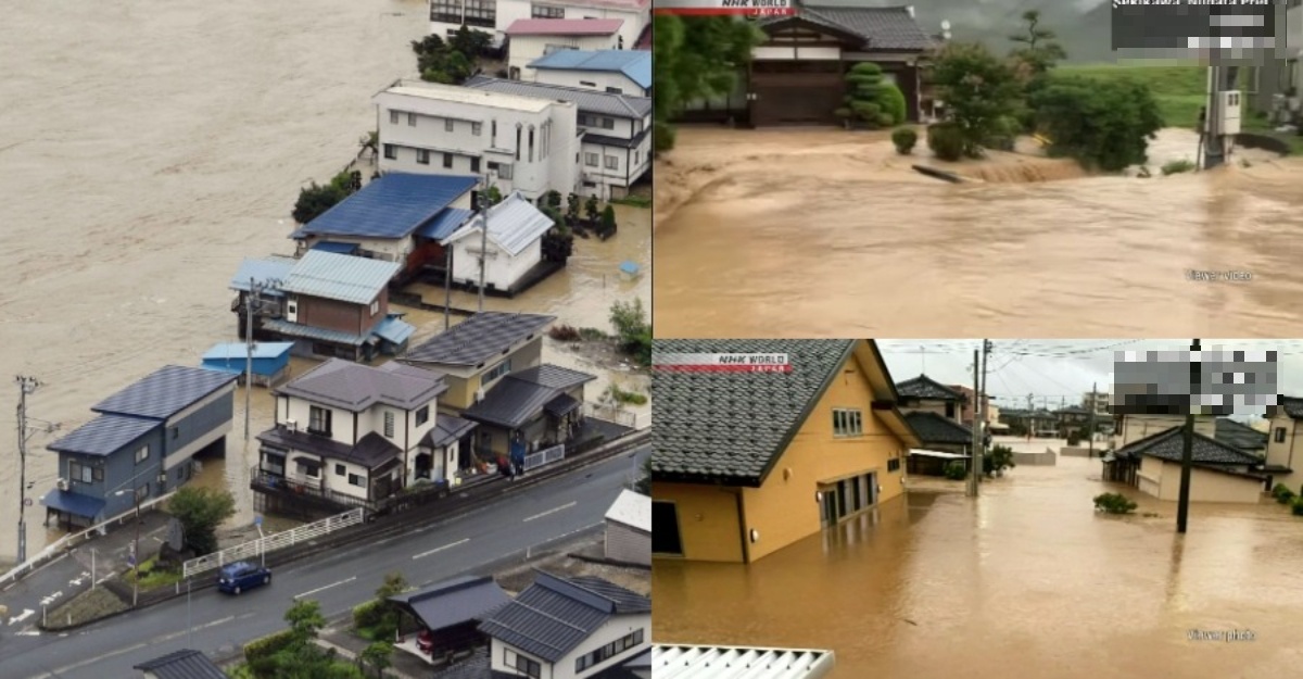 jepun dilanda banjir besar
