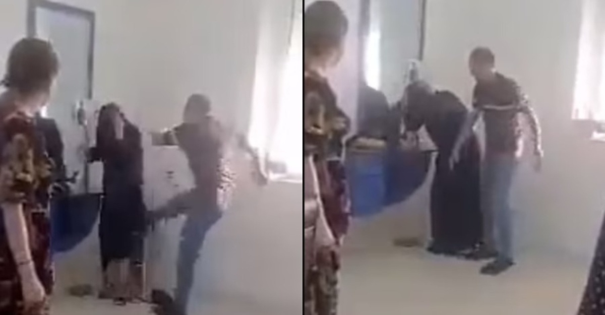 lelaki tumbuk & tendang isteri pergi salun