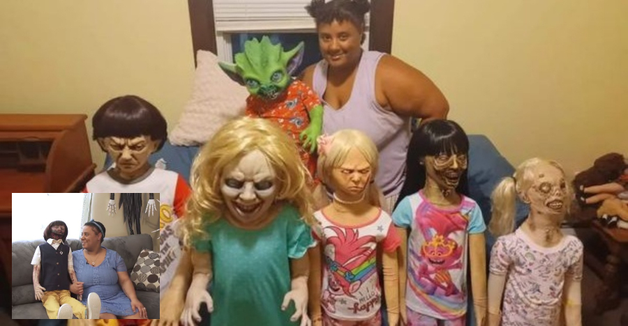 Wanita Kahwini Anak Patung Zombie