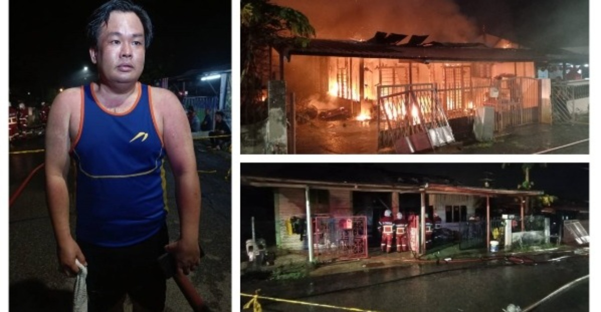 Empat Rumah Hangus