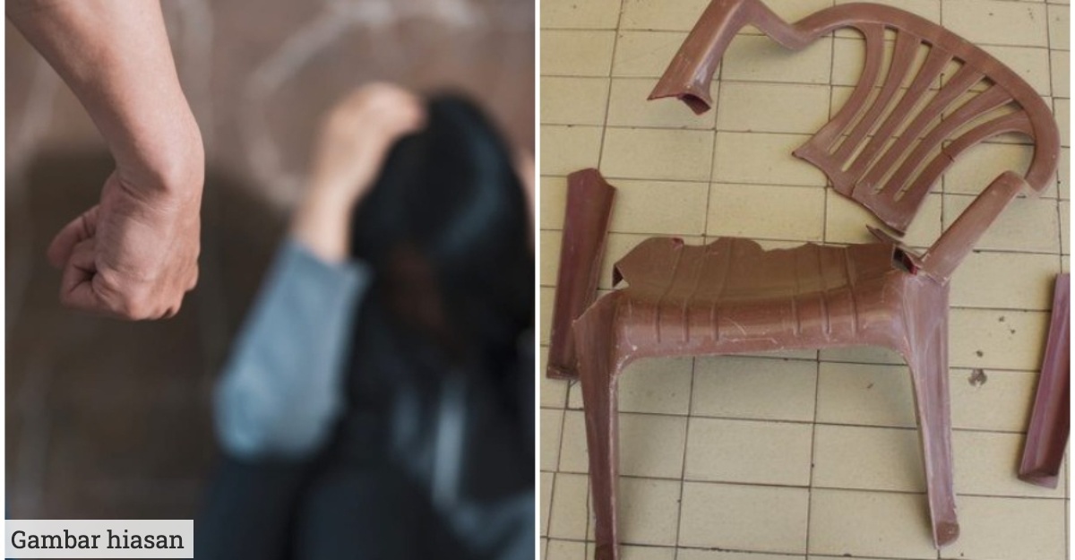 Pukul Isteri Guna Kerusi Hingga Lebam