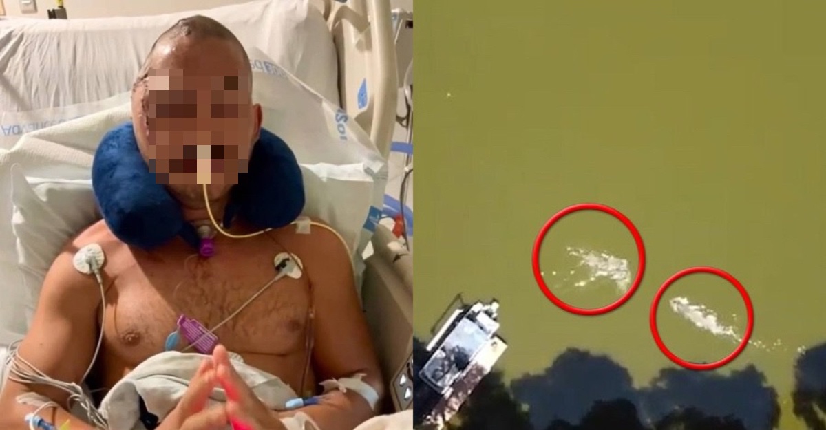 Lelaki Berjaya Terselamat Dari Dibaham Buaya 12 Kaki