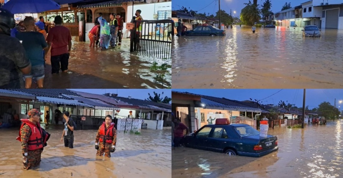 banjir kilat di taiping