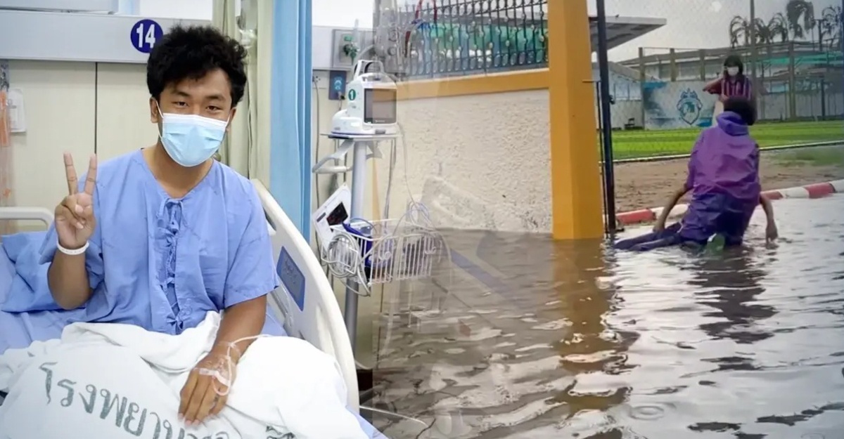 remaja terkena renjatan selamatkan budak banjir
