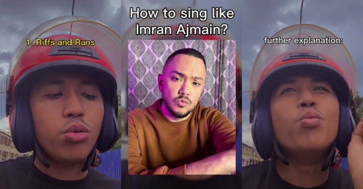 lelaki ajar cara menyanyi seperti imran ajmain
