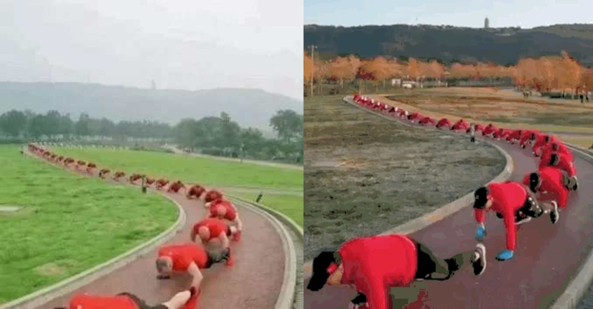 Senaman 'Crocodile Crawl'