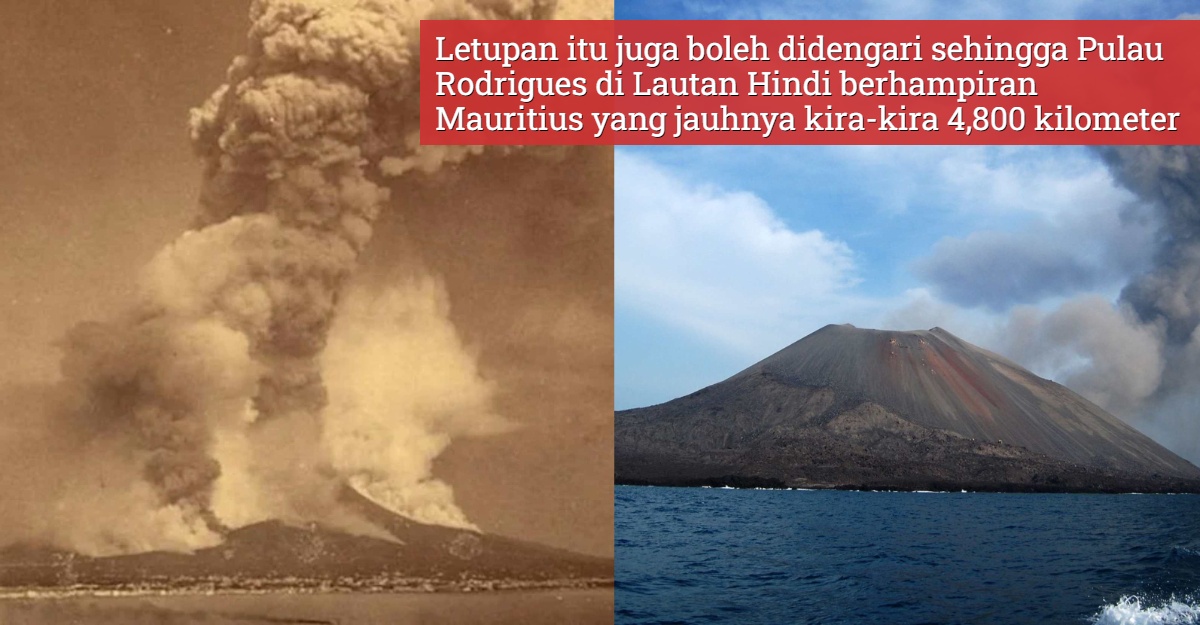 letusan gunung berapi krakatau