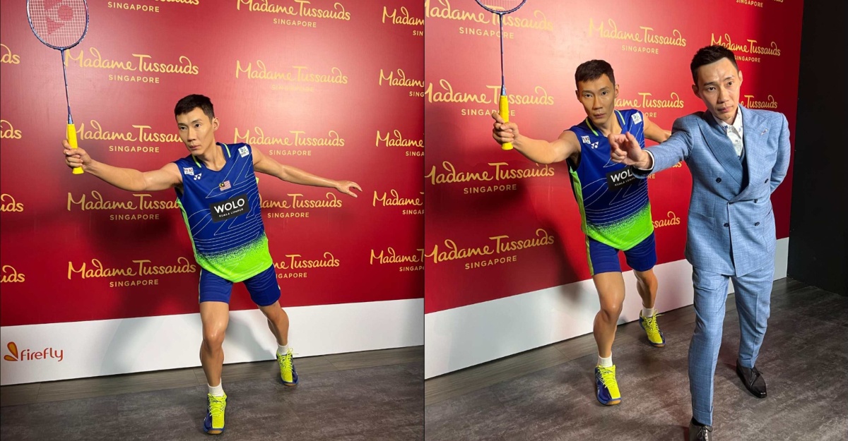 Patung Lilin Lee Chong Wei Dipamerkan Di Singapura