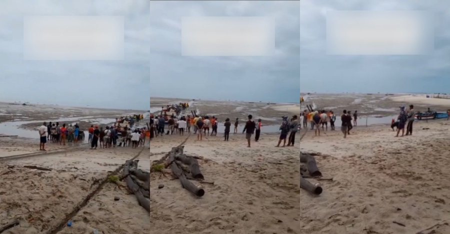 Tular Video Air Laut Surut