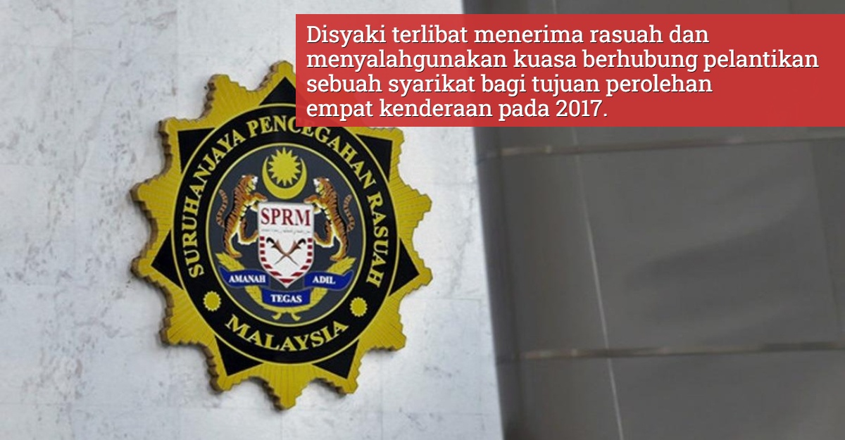 Ketua Jabatan Bergelar 'Datuk' Ditahan Terima Rasuah, Salah Guna Kuasa