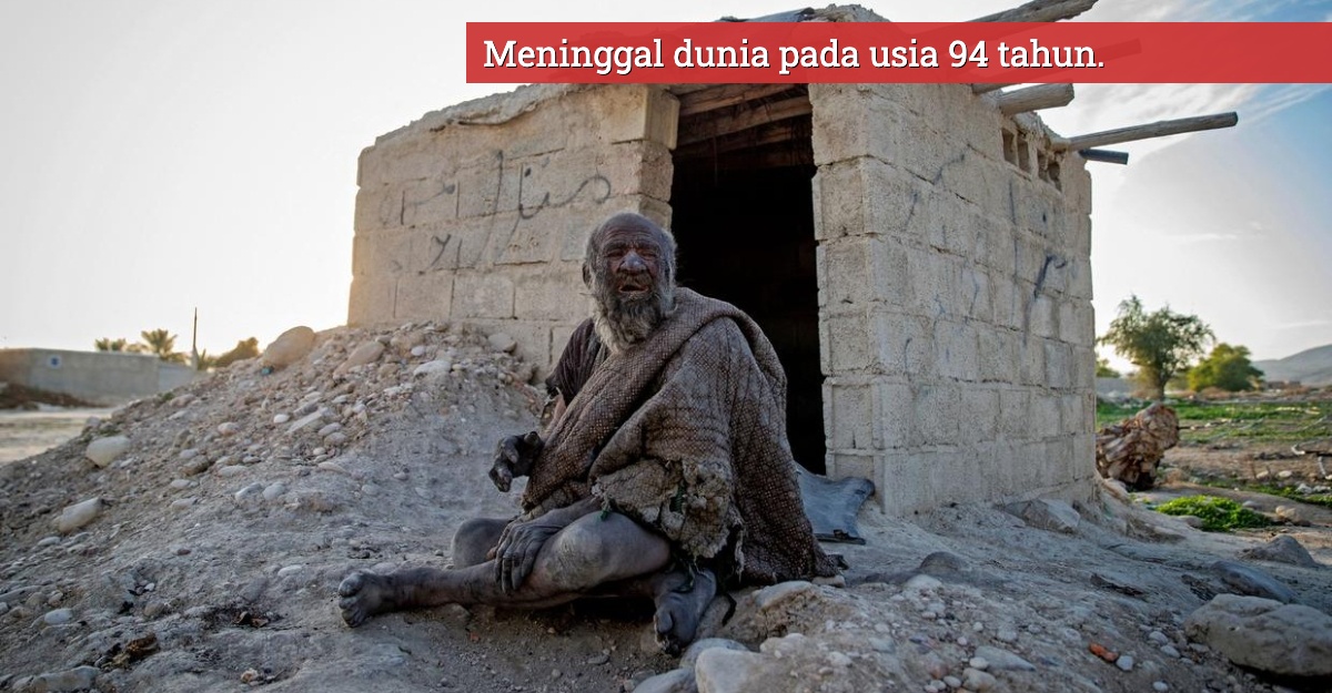 lelaki paling kotor di dunia meninggal