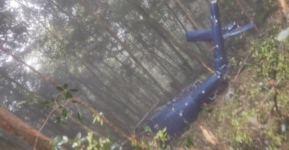 Kemalangan Udara Babitkan Sebuah Helikopter Di Cameron Higlands