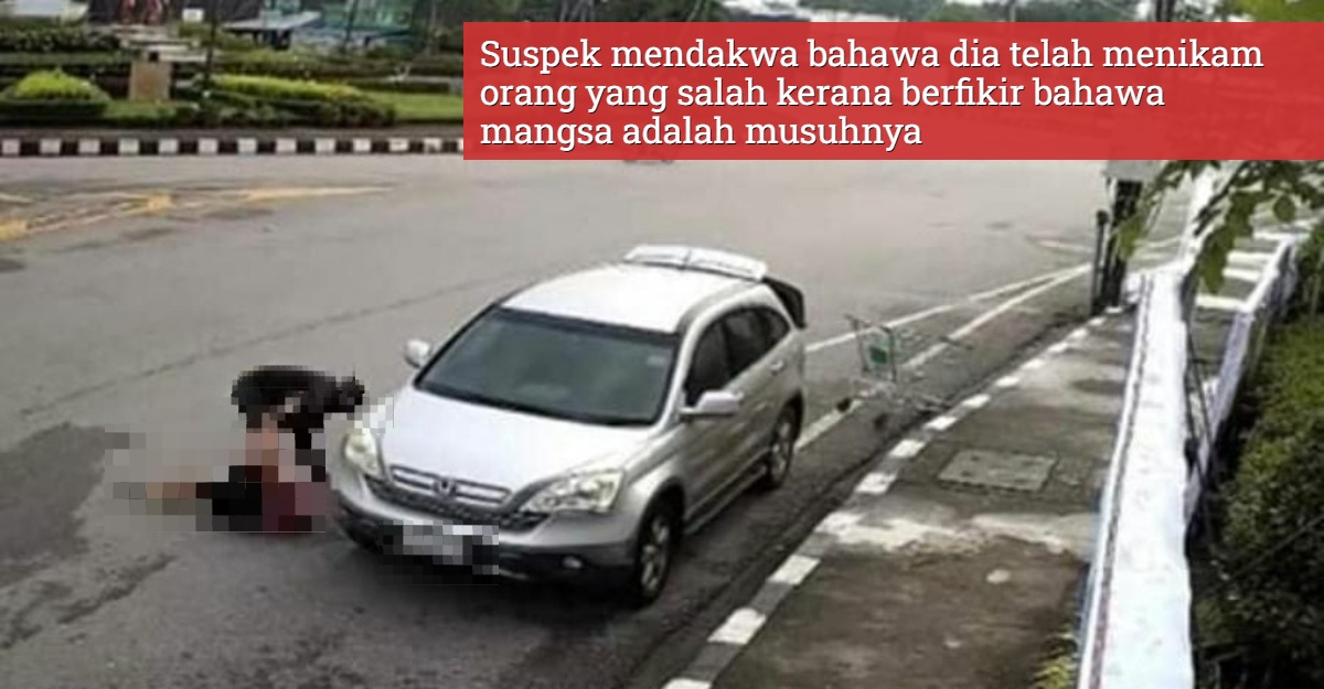 lelaki serah diri tikam orang