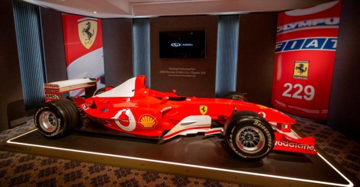 Ferrari Schumacher dijual