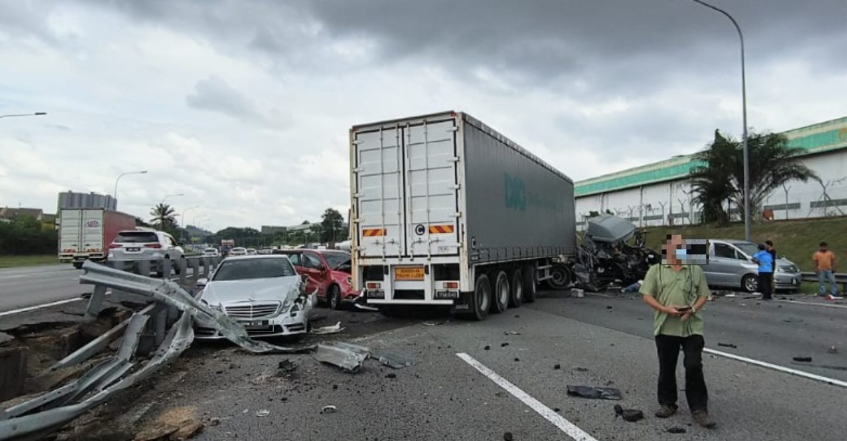 Nahas Babitkan Lima Kenderaan Di Nilai