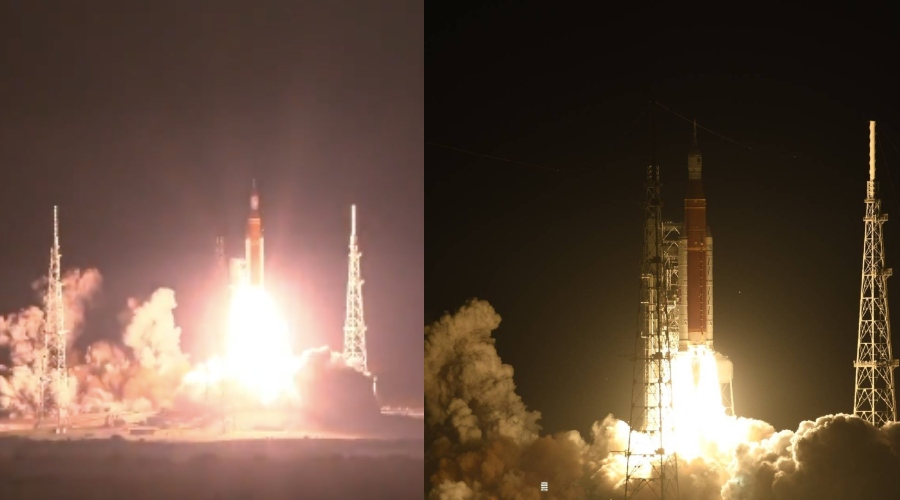 NASA Akhirnya Berjaya Lancar Roket Gergasi Ke Bulan