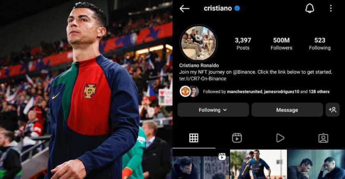 Ronaldo Manusia Pertama Cecah 500 Juta Pengikut Di Instagram