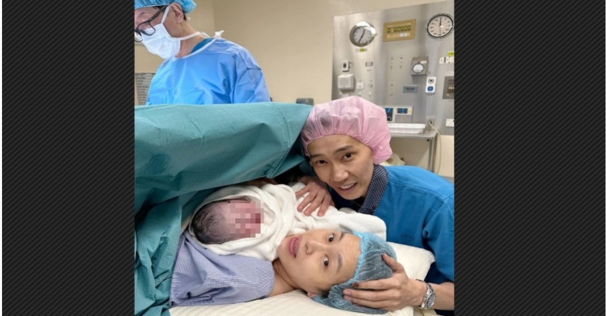 chong wei sambut anak ketiga