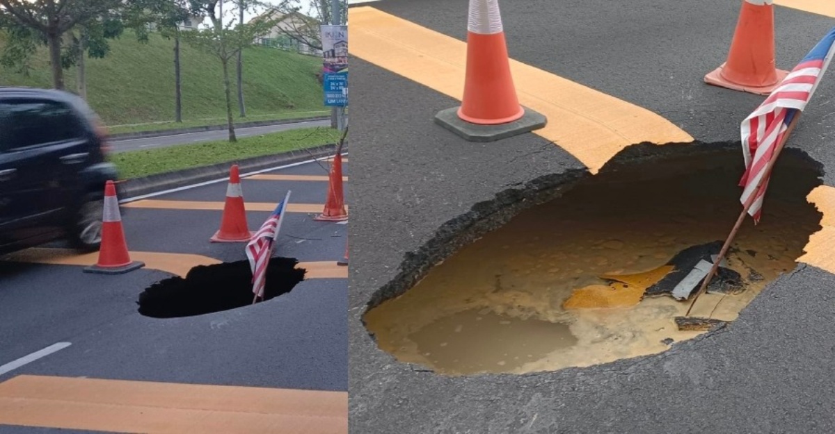 Jalan Raya Di Persiaran Saujana Utama