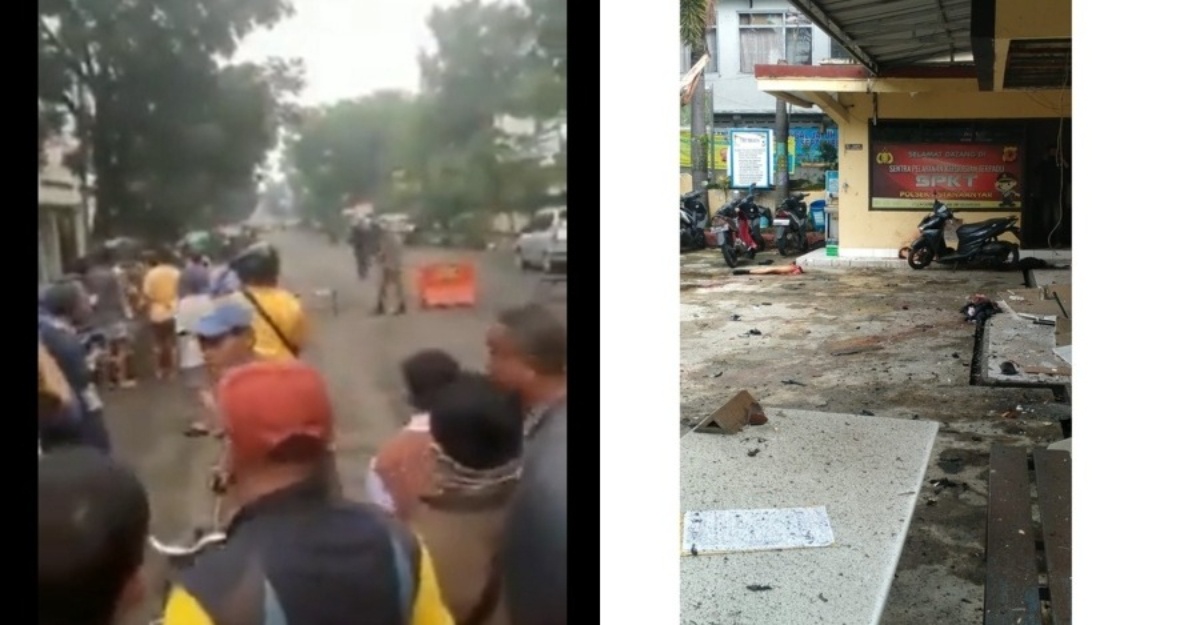Tiga anggota polis cedera