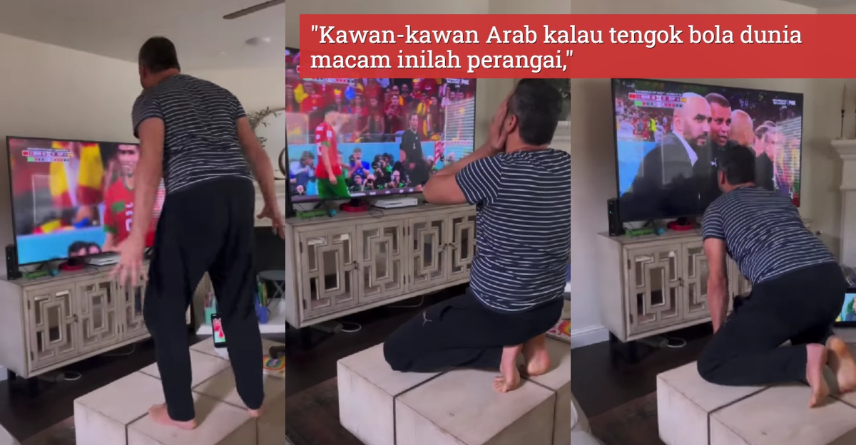 penonton arab bersemangat
