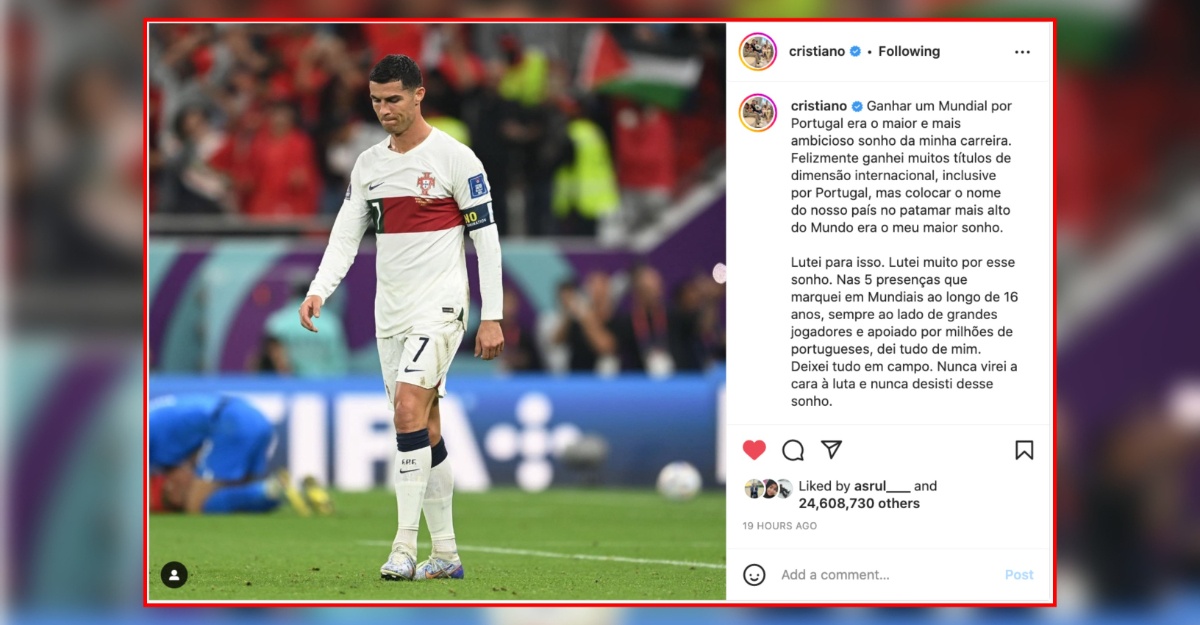 ronaldo terima kekalahan portugal