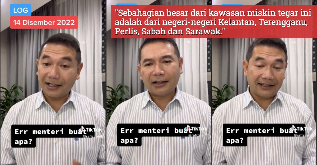 basmi kemiskinan tumpuan rafizi